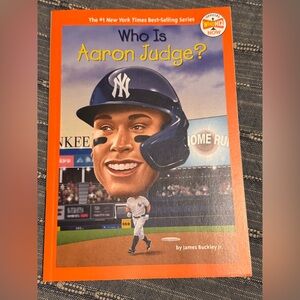 children's book Who Is Aaron Judge? by James Buckley Jr